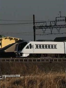 N100系スペーシアX（栗橋～新古河）(Japanese train, Tobu N100 Series, SPACIA X) #shorts