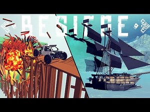 Besiege - Invisibility Cloak Block, New Weapons - V 0.70 Full Mod Support Update! - Besiege Gameplay