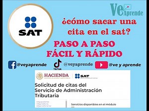 ¿COMO AGENDAR UNA CITA EN EL SAT? PASO A PASO PERSONA FISICA Y MORAL