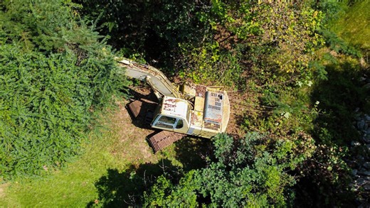 1937 John Deere excavator buried in the woods for 16 years