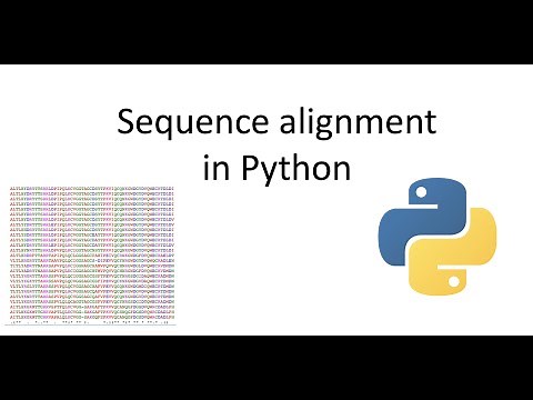 Sequence alignment in Python, and with no intermediate files