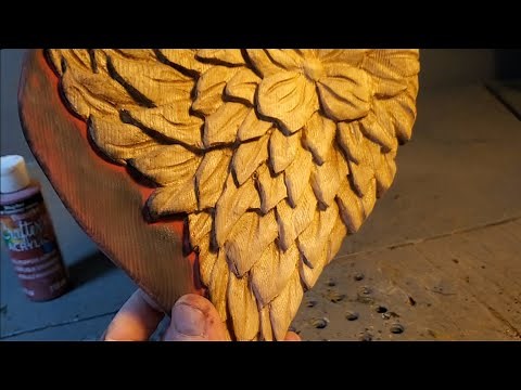 Beginner Wood Carving. Step by Step Flower & Petals.