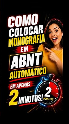 Como colocar monografia em abnt automático em 2 Minutos