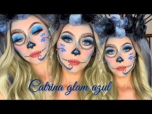 EASY BLUE CATRINA MAKEUP STEP BY STEP 2023 #catrina #catrinamakeup