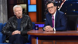 Richard Branson Shares “Extraordinary” Space Flight With Stephen Colbert on ‘The Late Show’
