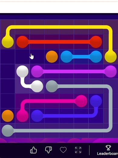 When logic meets flow 🔵🟡🔴 #DotConnect #BrainGame #PuzzleFlow #SmartMoves #SkillGame #GamingMood