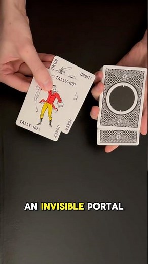 Invisible Portal Card Trick Is CRAZY #magic #tutorial #shorts #tricks