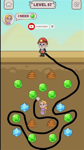 Pull The Gold 🥇 All Level 57 #gaming #shorts