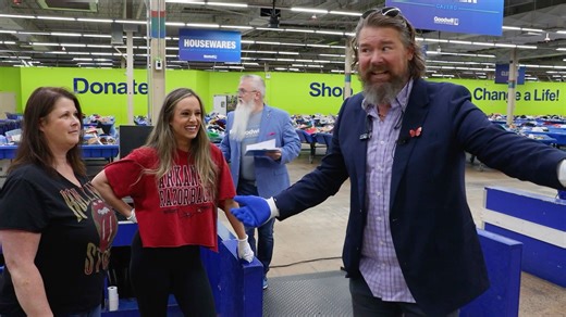 🛒 Missed the madness? Catch the highlights from our Bins Bonanza, where contestants raced the clock (and THV11’s Adam Bledsoe!) to grab as many treasures as they could from our Little Rock Outlet bins! 🏃‍♀️💥 🎁 Don’t forget: every Goodwill retail location is giving away a 55” TV today! Stop by your local store and enter for your chance to win—no purchase necessary! #Goodwill #GoodwillAR | Goodwill Industries of Arkansas