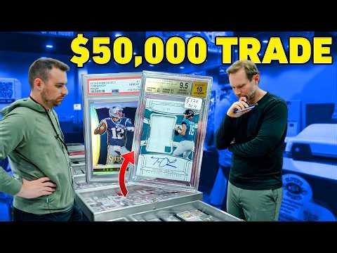 High-Stakes $50,000 Trade at Dallas Card Show!