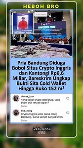 Criminal Investigation Department Secures HS! He Stolen Rp6.6 Billion from UK Crypto Bank!