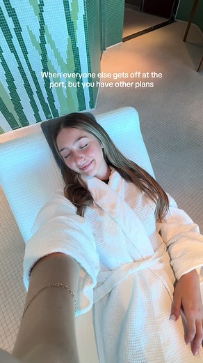 Enjoying a Spa Day While the Ship is in Port