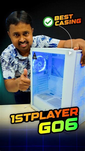 🔥 Budget White Gaming Case Under 4000৳ | 1STPLAYER GO6 #shorts