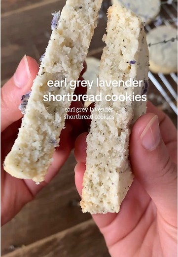 Earl Grey Lavender Shortbread Cookies Recipe