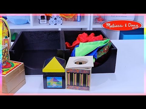 Melissa & Doug Deluxe Solid-Wood Magic Set With 10 Classic Tricks