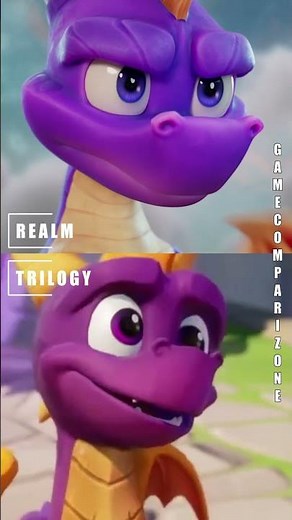 Do you like the new face? Spyro a Realm Beyond vs Reignited Trilogy #comparison
