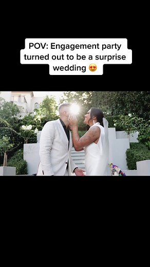 Surprise Wedding at Engagement Party: Beautiful Couple's Special Day