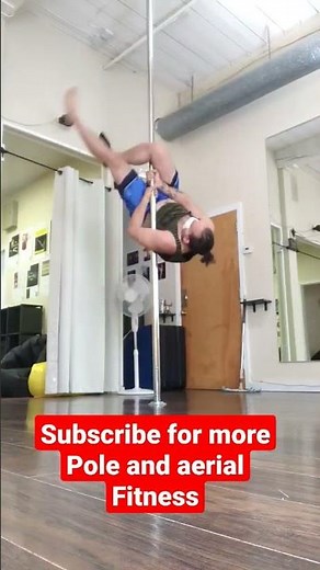 Advanced Pole Dance Strength Trick Combo : Male Pole dancer