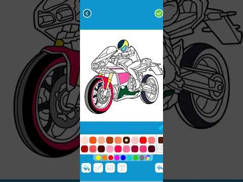Let’s Color a Bike! 🎨 | Kids Coloring Game