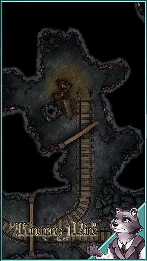Thrumraz Mine - #Dungeondraft #Timelapse #shorts #dnd #pathfinder #ttrpg #roleplay #mine #dungeon