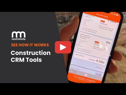 Construction CRM Overview | NextMinute