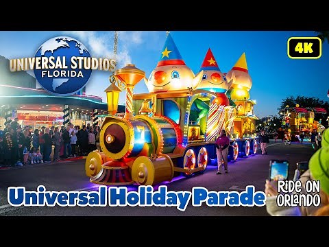 Universal Studios Florida Holiday Parade Featuring Macy's 2024 - Full Parade in 4k