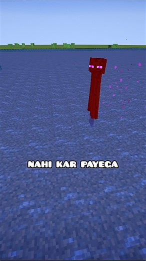 kya enderman ko pani se mara ja skta hai🤔🤔