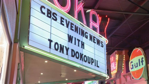 CBS Evening News airs live at Cincinnati's American Sign Museum during nationwide tour