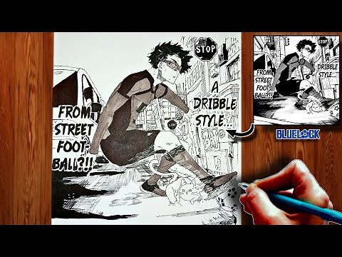 Manga Drawing Yukimiya Street Style | Blue Lock | ブルーロック | Step-by-Step Tutorial