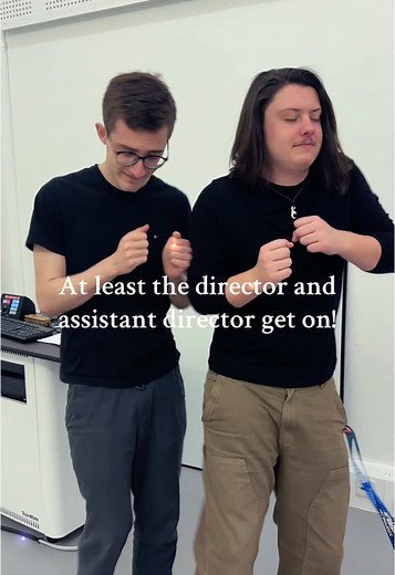 They love each other really! #caucasianchalkcircle #chalkcircle #brecht #warwick #uniofwarwick