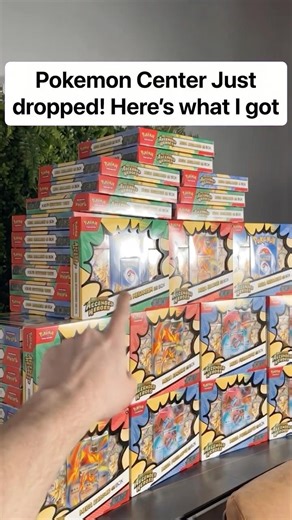 Pokémon Center DROPPED! Here's everything We got #pokemontcg #pokemoncenter