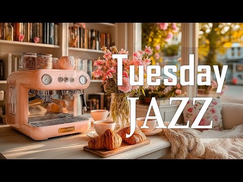 Spring Jazz Café ☕ Living Jazz Music & Smooth Bossa Nova Piano for an Upbeat Day