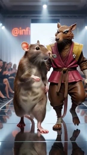 ¡MASTER! Splinter's Secret Fashion Show! #TMNT #Splinter