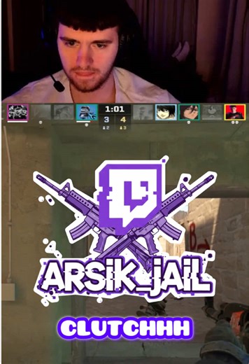 Twitch : Arsik_jail #cs2 #faceit #csgomoments #s1mple #for