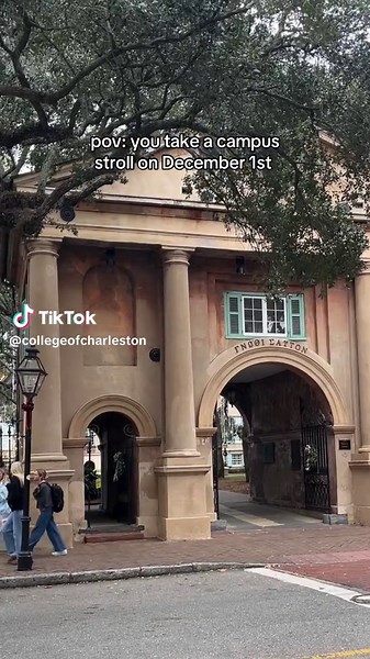 Campus Stroll at College of Charleston on December 1st