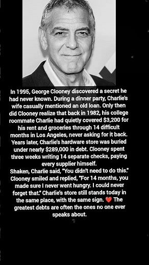George Clooney Never Forgot His Friend's Kindness | A True Story of Loyalty & Gratitude ❤️