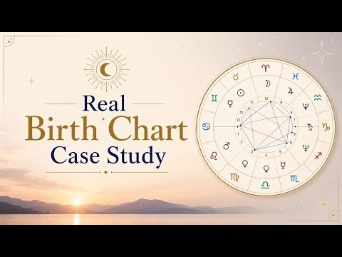 Real Birth Chart Case Study: Full Natal Chart Reading Step by Step 🔮