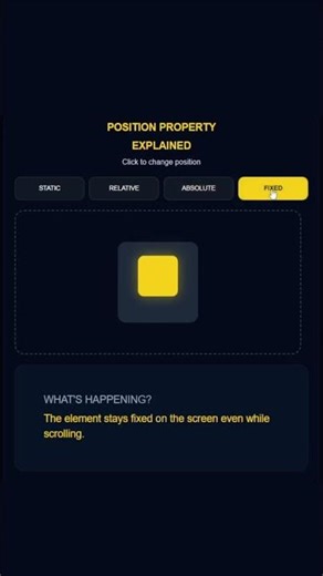 Master CSS position property with this visual #shorts #coding #programming