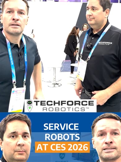 This Service Robot Runs a Hotel Service robots are already working in hotels and hospitals. I spoke with TechForce Robotics at CES 2026 about autonomous robots designed to move supplies, transport linens, and support busy operational teams. This is the kind of practical automation that is starting to appear in real workplaces. Robots like this are quietly becoming part of everyday business operations. How soon do you think robots like this will be normal in workplaces? Robot Center https://robot