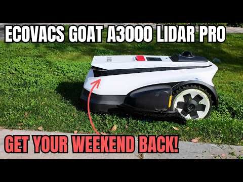 Ecovacs GOAT A3000 LiDAR PRO Robotic Mower - Get Your Weekend Back!