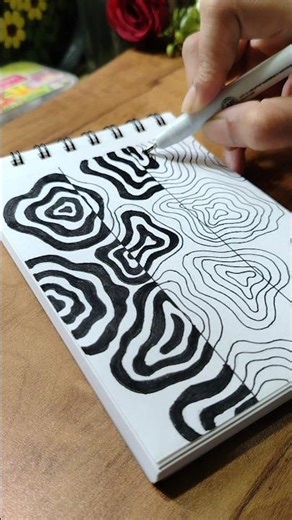 easy pattern drawing, #patternmaking #patternart #shortvideo #shorts #trending #zenpatterns #song