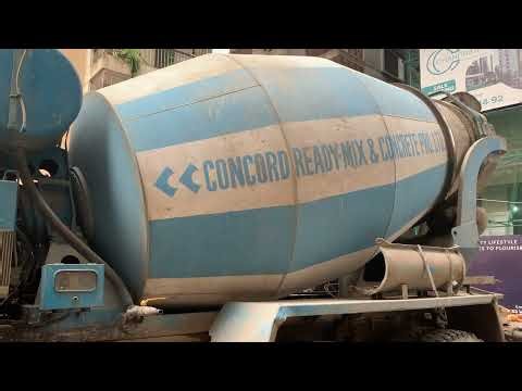 Concrete mixer with brand Eicher