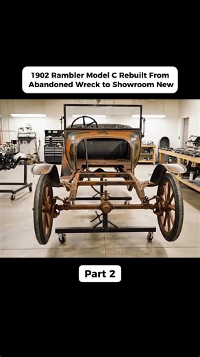 1902 Rambler Model ASMR Car Restoration Process