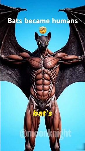 What If Humans Were Evolved from Bats? 🦇🤯 #shorts