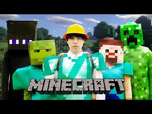 【実写版マイクラ】もしも小学生がマインクラフトの世界に入ったら