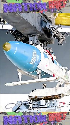 U.S. Aircrew load anti-bunker GBU-72 onto a B-52H Stratofortress