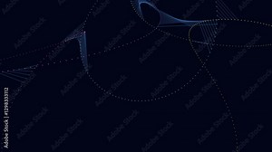 An abstract artwork depicting a complex network of intersecting and parallel lines in a circular pattern. The purpose and meaning remain open to interpretation