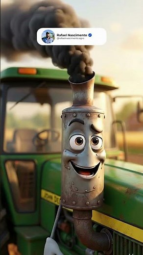 Let's talk about the famous black smoke that comes out of agricultural machinery.