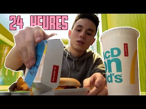 24H DANS UN MCDO !! 🍔🍟