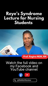 Understanding Reye's Syndrome | ReMar Nurse